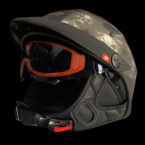 CASCO ABIERTO LS2 REBELLION BONES